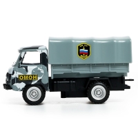 Машина металлическая &laquo;УАЗ 452. ОМОН&raquo;, инерция, 1:43