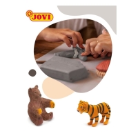 Масса для лепки JOVI, самозатвердевающая, полимерная, 250 г, серая Масса для лепки JOVI, самозатвердевающая, полимерная, 250 г, серая