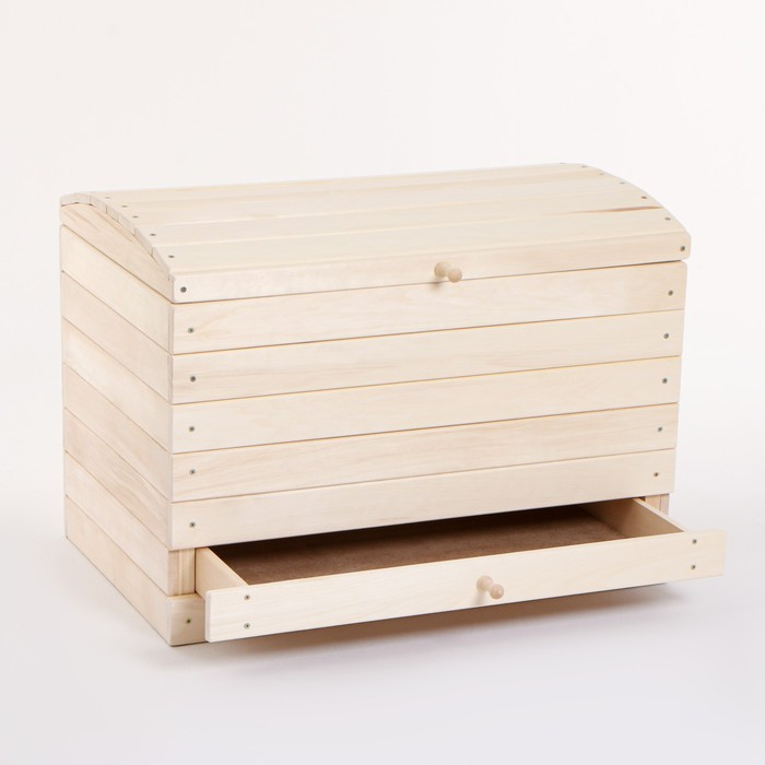 Комод деревянный  сундук "Глобус", 80&times;50&times;57см, "Добропаровъ"