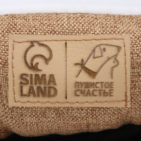 Лежанка для кошек и собак бежевая, 55х45х11 см Лежанка для кошек и собак бежевая, 55х45х11 см