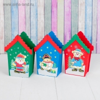 Карандашница &laquo;Новогодний дом&raquo;, МИКС