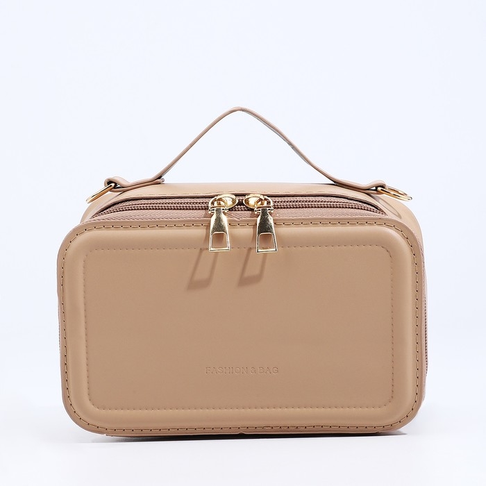 Сумка кросс-боди на молнии, цвет бежевый Сумка кросс-боди на молнии, цвет бежевый