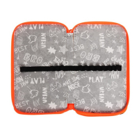 Пенал 2 секции 110*190 ткань ПКТ 11-42 "Чёрный-ярко-оранжевый" 56329 Пенал 2 секции 110*190 ткань ПКТ 11-42 "Чёрный-ярко-оранжевый" 56329