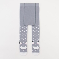 Колготки Крошка Я &laquo;Пингвин&raquo;, цвет серый, рост 68-74 см