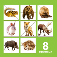 Картинки-половинки «Лесные животные» Картинки-половинки «Лесные животные»