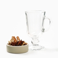 Подарочный набор: специи для глинтвейна, бокал, крем мед "Новый год подарит счастье"