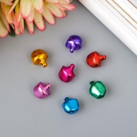 Набор декора для творчества "Колокольчики цветные" d=0,8 см набор 35 шт Набор декора для творчества "Колокольчики цветные" d=0,8 см набор 35 шт