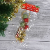 Бусы на ёлку 90 см "Шарики, подарки, карамель"