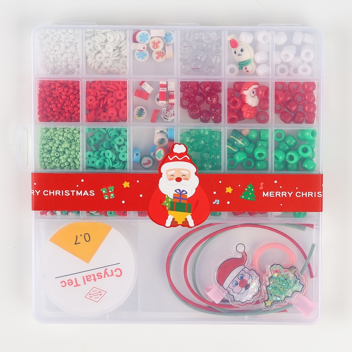 Набор для творчества «Новогоднее украшение из бусин» Набор для творчества «Новогоднее украшение из бусин»