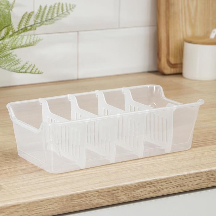 Органайзер для специй Honey, 28&times;14 см, цвет прозрачный