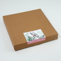 Тарелка керамическая &laquo;Зайка&raquo;, 25.5 см, цвет медный