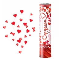 Пневмохлопушка &laquo;Сердечки&raquo;, 30 см