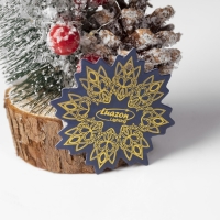 Светодиодная фигура &laquo;Ёлка с шишкой&raquo;, 8.2 &times; 29 &times; 8.2 см, пластик, батарейки CR2032х2 (в комплекте), свечение тёплое белое