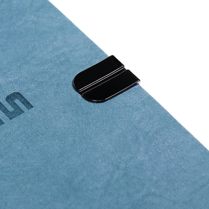 Еженедельник датир 2025г 175х95мм мягк обл иск кож 64л ESCALADA, бл тис, бл 70 г/м&sup2;,синий