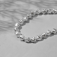 Бусины пластиковые на нити &laquo;Жемчуг&raquo; 10 мм, (набор 120 шт.), цвет белый