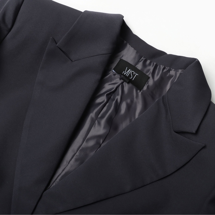 Пиджак женский с поясом MIST plus-size, р.54, серый Пиджак женский с поясом MIST plus-size, р.54, серый