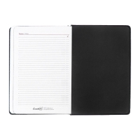 Ежедневник датир 2025г А5 176л ESCALADA, тв обл/пор, иск кожа, бл тис,перф,бл 70г/м2,чёрный