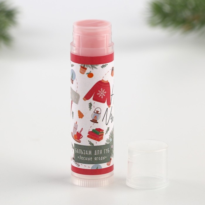 Подарочный набор новогодний  блокнот, ручка и бальзам для губ &laquo;Верь в чудеса&raquo;