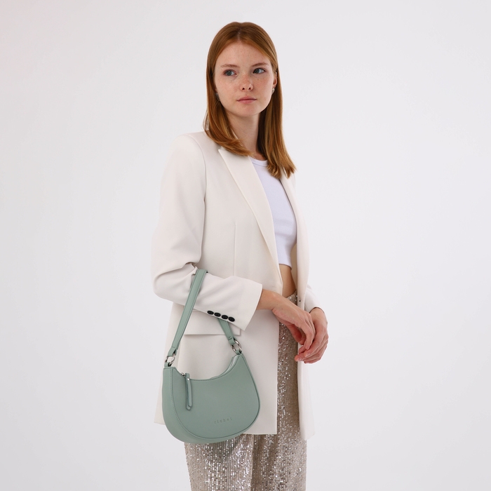 Сумка женская на молнии, цвет мятный Сумка женская на молнии, цвет мятный