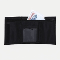 Кошелёк на липучке, цвет чёрный Кошелёк на липучке, цвет чёрный