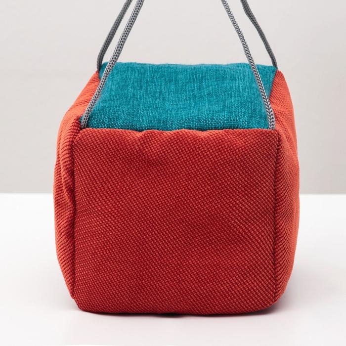 Подвесной дом для грызунов Подвесной дом для грызунов "Куб", мебельная ткань, флис, 12 х 12 х 12 см, микс цветов