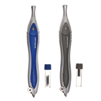 Циркуль металлический ErichKrause "Classic", 125мм, со сменным грифелем, PVC чехол, микс Циркуль металлический ErichKrause "Classic", 125мм, со сменным грифелем, PVC чехол, микс