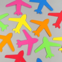 Набор фигурок из EVA "Самолет", 12 шт, цвет МИКС