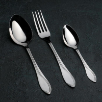 Набор столовых приборов &laquo;Волна&raquo;, 18 предметов, картонная коробка, цвет серебряный