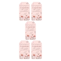 Набор шильдиков "Пожелания на День Рождения!" 4 вида, 20 штук, 5,5 х 8 см