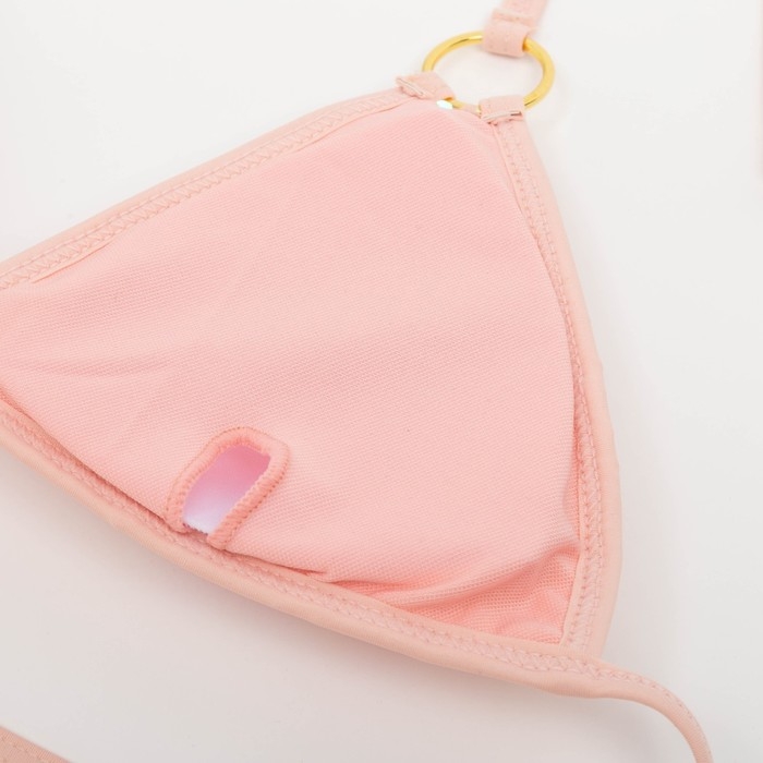 Купальник женский раздельный MINAKU с пайетками цвет розовый, размер 46 Купальник женский раздельный MINAKU с пайетками цвет розовый, размер 46