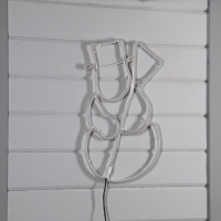 Неоновая фигура &laquo;Снеговик&raquo;, 38 &times; 54 см, 336 LED, 220 В, свечение тёплое белое