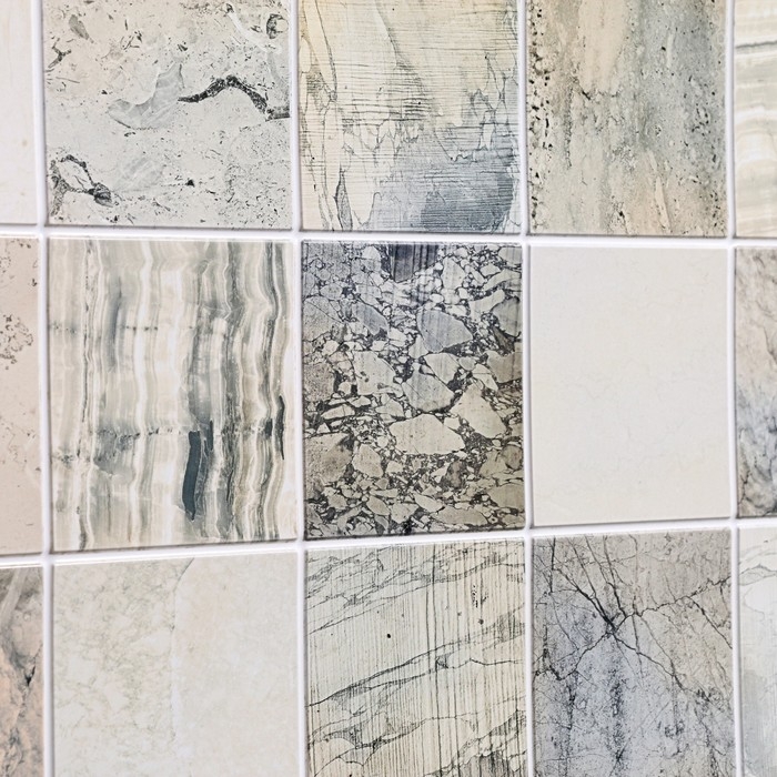 Панель ПВХ кафельная плитка Кремасти 485х960