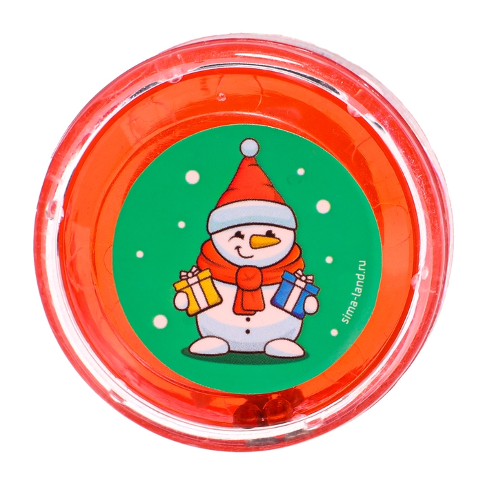 Йо-Йо &laquo;Новый год&raquo;, змейка, d= 5,5 см