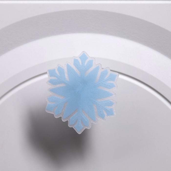 Игрушка световая Игрушка световая "Снежинка" 8 см, 1 LED, LR44x3 (в компл.), мерцание, свечение мульти