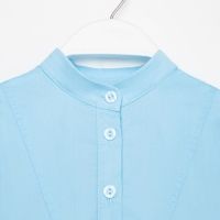 Платье для девочки MINAKU: Cotton collection цвет голубой, рост 122 Платье для девочки MINAKU: Cotton collection цвет голубой, рост 122