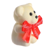 Игрушка из пенопласта &laquo;Мишка с бантом&raquo;, 9,5 см