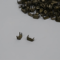 Нижний ограничитель для молнии, металлический, №3, 1000 ± 20 шт, цвет антик Нижний ограничитель для молнии, металлический, №3, 1000 ± 20 шт, цвет антик