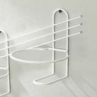 Подвес для кашпо, настенный, d = 16 см, белый, &laquo;Косая-2&raquo;