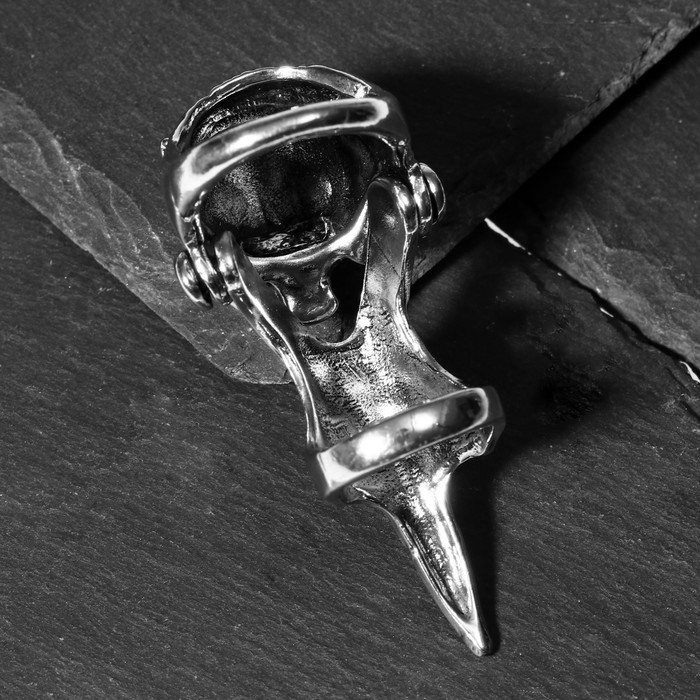 Кольцо «Коготь» тигр, цвет чернёное серебро, 20 размер Кольцо «Коготь» тигр, цвет чернёное серебро, 20 размер