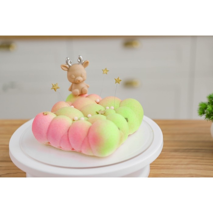 Набор плунжеров кондитерских Доляна &laquo;Звёздочка&raquo;, 3 шт: d=2 см, d=2,2 см, d=2,5 см, цвет белый