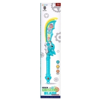 Меч &laquo;Глефа&raquo;, с шестерёнками, световые и звуковые эффекты, работает от батареек, цвет МИКС