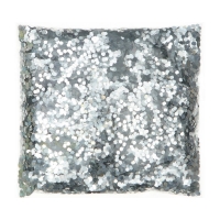 Наполнитель для шара &laquo;Конфетти-шестиугольник&raquo;, 4 мм, цвет серебряный, 100 г