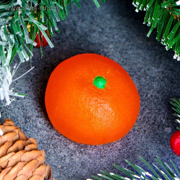 Фигурное мыло "Мандарин" 4х4х4см