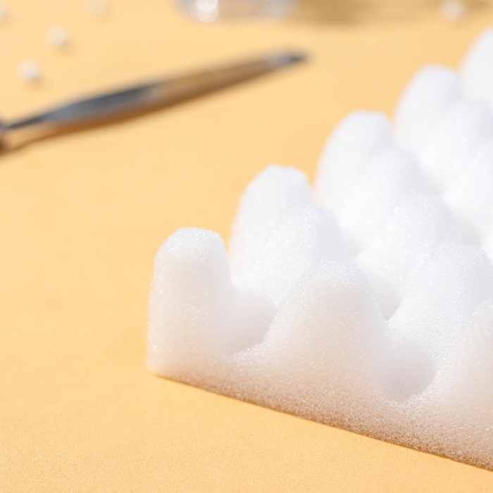 Мат для сушки цветов из мастики Доляна, 24,5&times;19&times;2,5 см, цвет белый