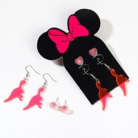 Серьги, 2 пары, бижутерия, Минни Маус Серьги, 2 пары, бижутерия, Минни Маус