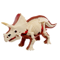 Набор для опытов &laquo;Диномир: Трицератопс&raquo;, строение тела динозавра, 33 детали