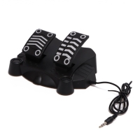 Машина радиоуправляемая &laquo;Купе&raquo;, в комплекте педали и руль, работает от батареек, цвет синий