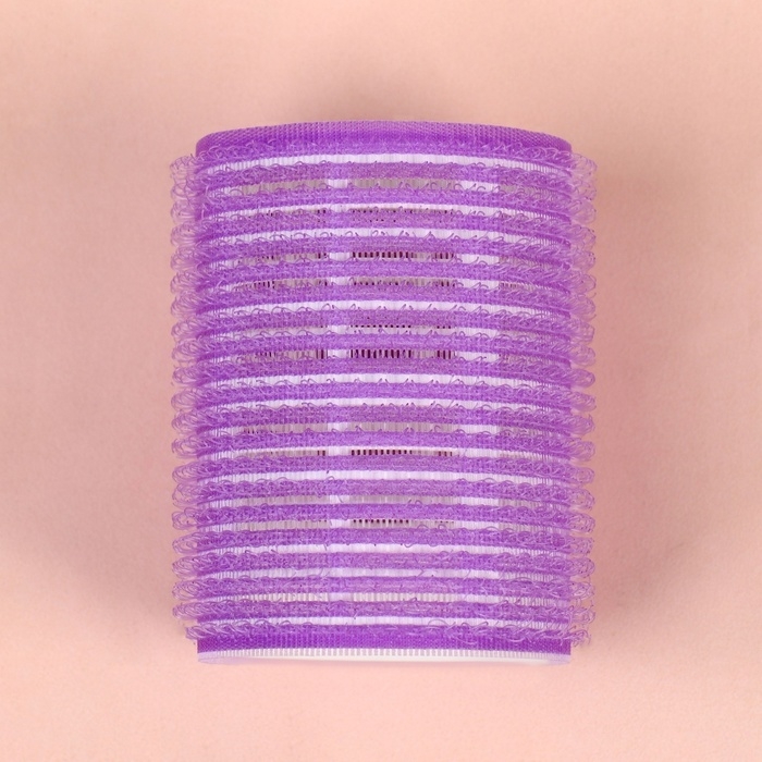 Бигуди &laquo;Липучка&raquo;, d = 4,4 см, в косметичке, 8 шт, цвет МИКС