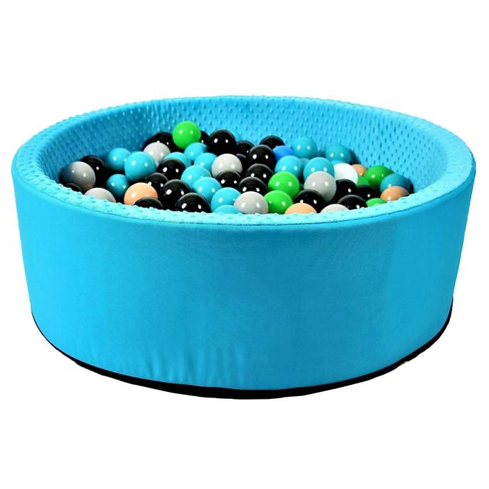 Набор шаров 150 шт, цвета: бирюзовый, серый, белый, чёрный, салатовый, бежевый, диаметр шара — 7,5 см Набор шаров 150 шт, цвета: бирюзовый, серый, белый, чёрный, салатовый, бежевый, диаметр шара — 7,5 см