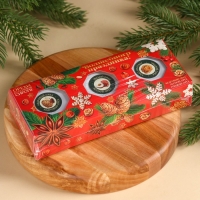 Подарочный набор: &laquo;Новый год: Волшебных праздников&raquo; орехи в сосновом сиропе, 90 г (3 шт. х 30 г).